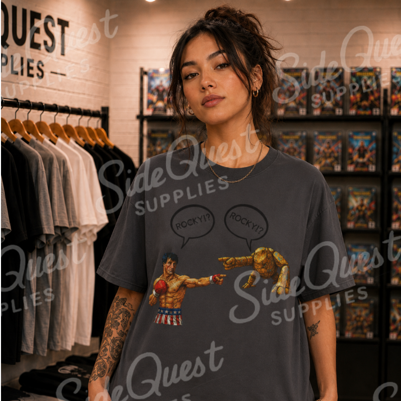 Rocky vs Rocky Project Hail Mary and Rocky mashup Tee