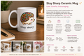 🦔 “Stay Sharp” even through the dull work days 11oz/15oz Ceramic Mug