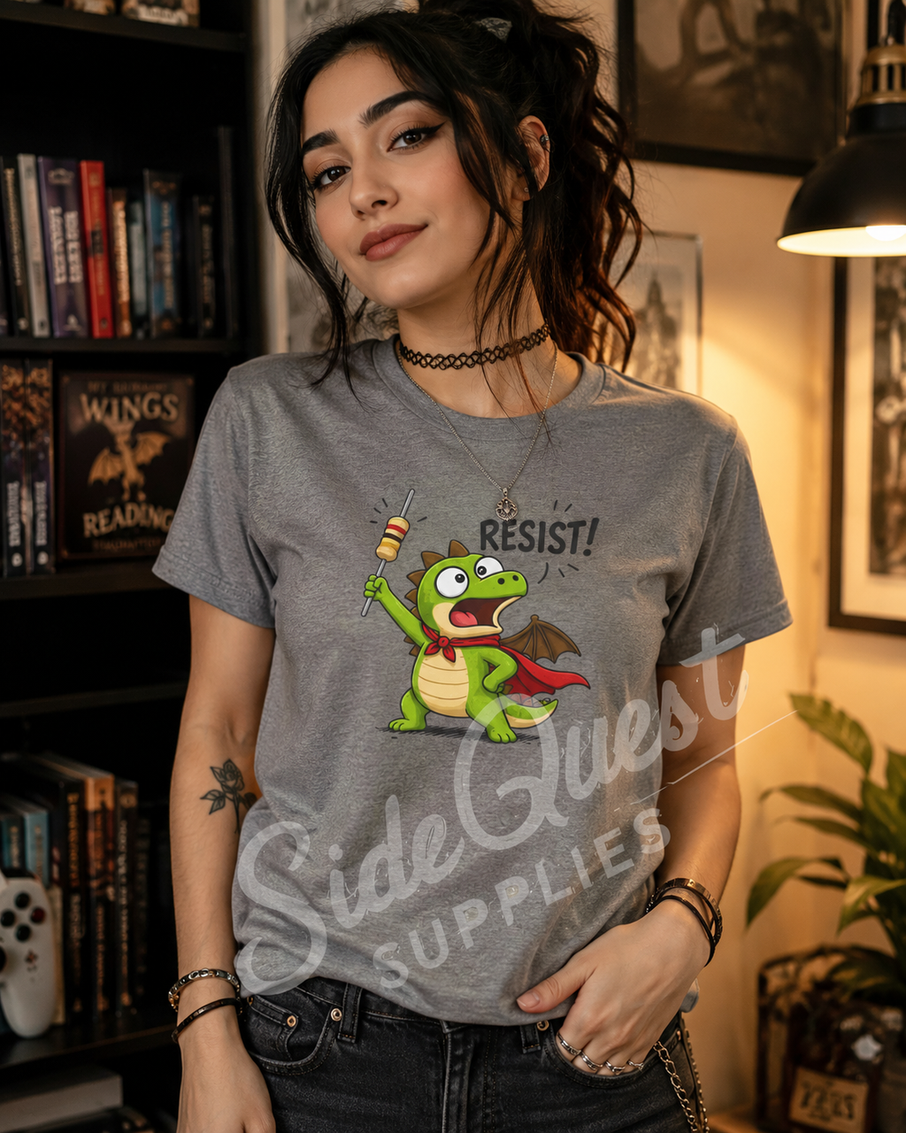 Resist Dragon super hero Shirt, Funny Electrical Engineering T-Shirt, Cute Nerdy Dragon Tee, Electronics Student Gift, STEM Humor , Engineer Gift