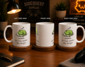 Do Not Awake The Dragon Mug, Cute Sleeping Dragon Coffee Mug, Fantasy Mug, Dragon Lover Gift, Funny Morning Mug, Gamer Coffee Cup, 11oz 15oz Ceramic Mug