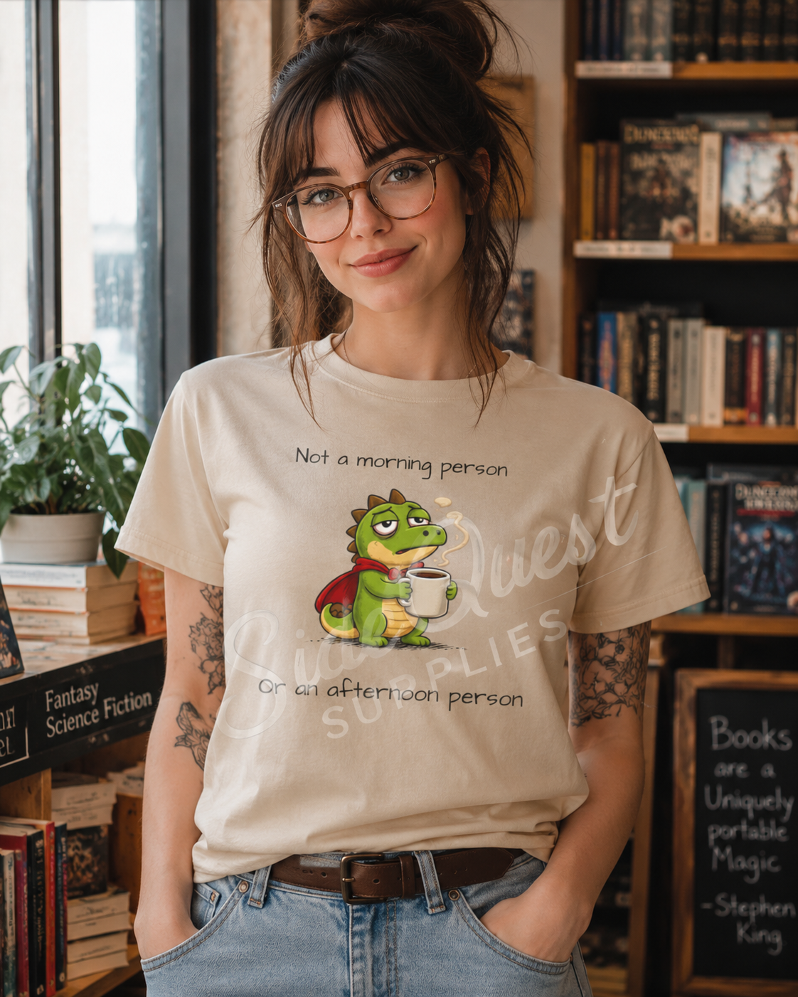 Running on Caffeine and Poor Decisions Shirt, Funny Coffee T-Shirt, Cute Dragon Tee, Caffeine Humor Shirt, Gamer Gift, Engineer and programmer Shirt