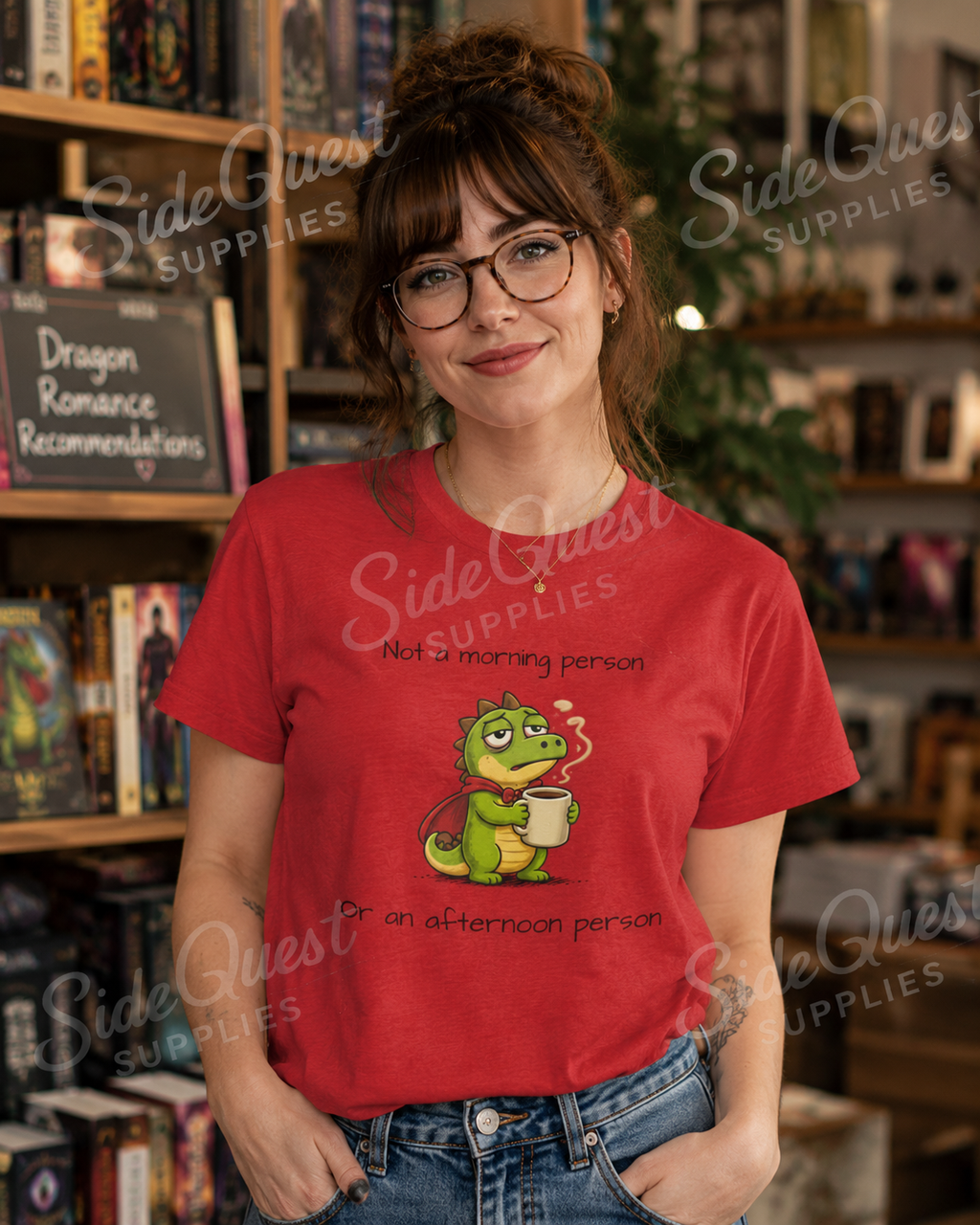 Running on Caffeine and Poor Decisions Shirt, Funny Coffee T-Shirt, Cute Dragon Tee, Caffeine Humor Shirt, Gamer Gift, Engineer and programmer Shirt