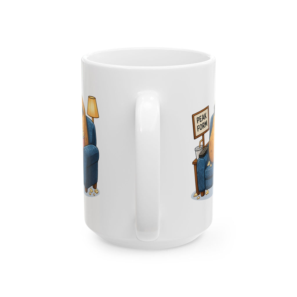 Peak Form Couch Potato Ceramic Mug in 11oz/15oz