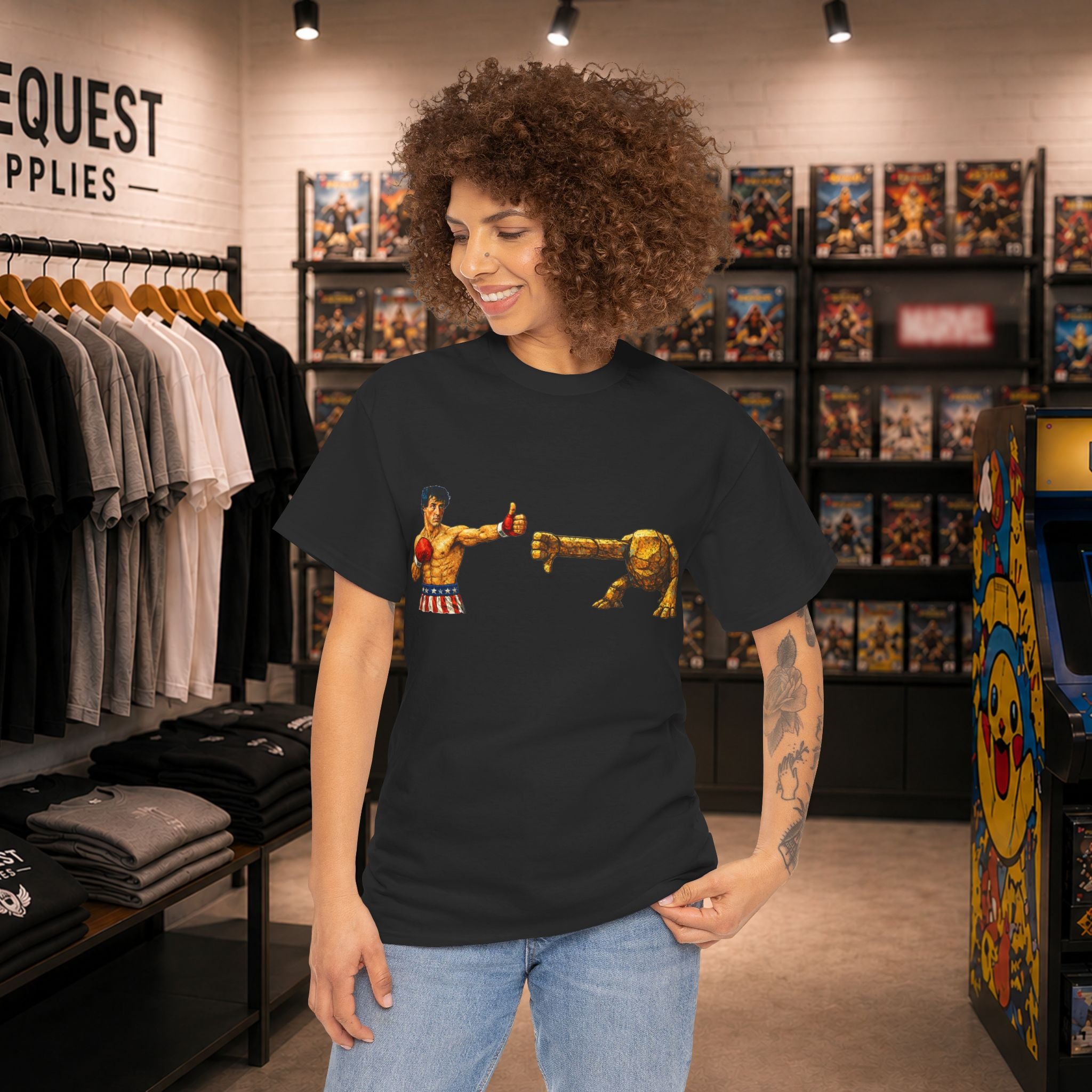 Project Hail Mary Rocky vs Rocky Unisex Heavy Cotton Tee