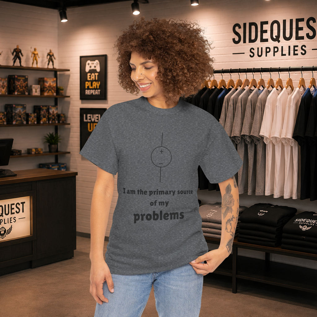 I Am the Primary Source of My Problems ⚡😅 Unisex Heavy Cotton Tee
