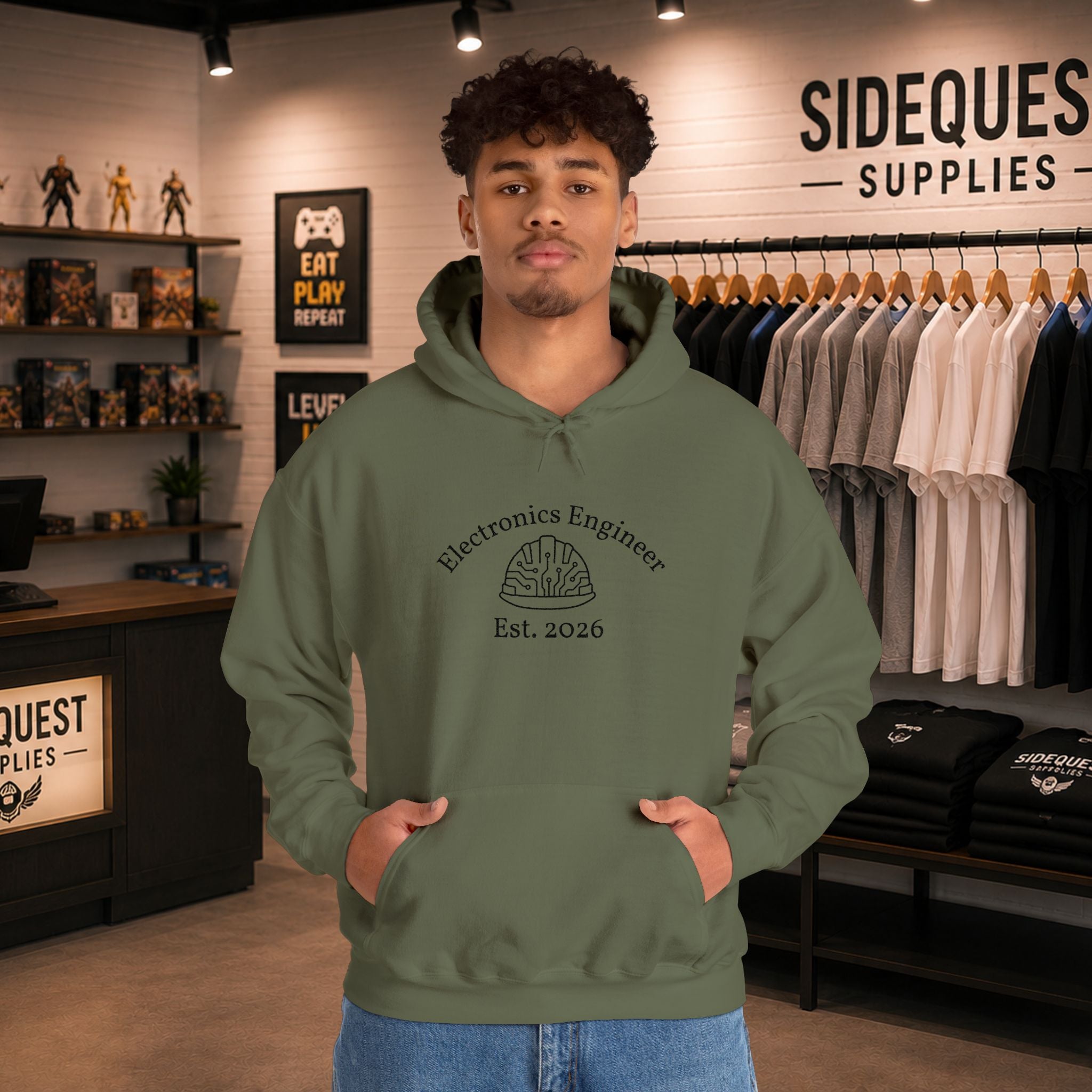 Electronics Engineer - Embroidery Hoodie