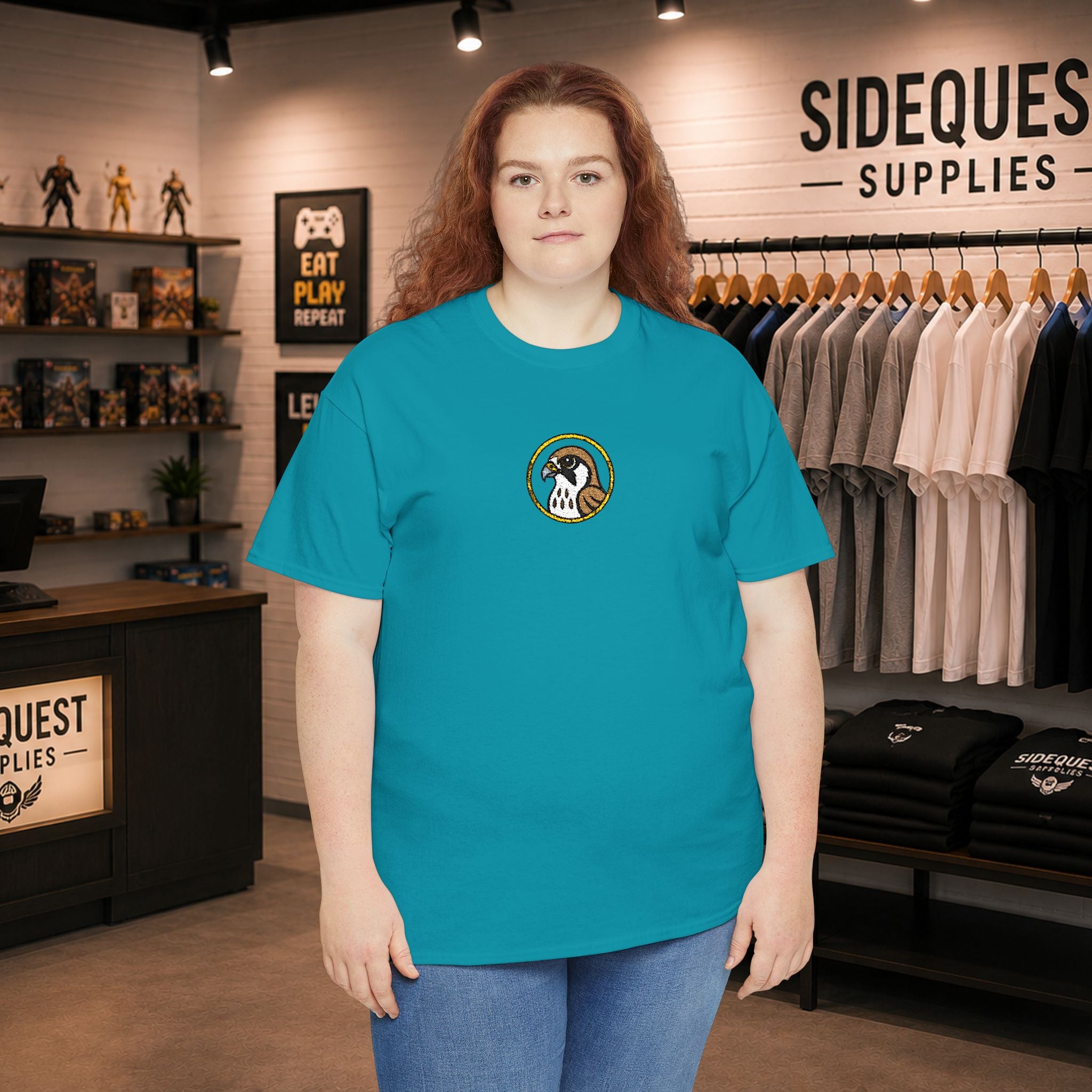 Arabic Falcon T-Shirt  (embroidery)