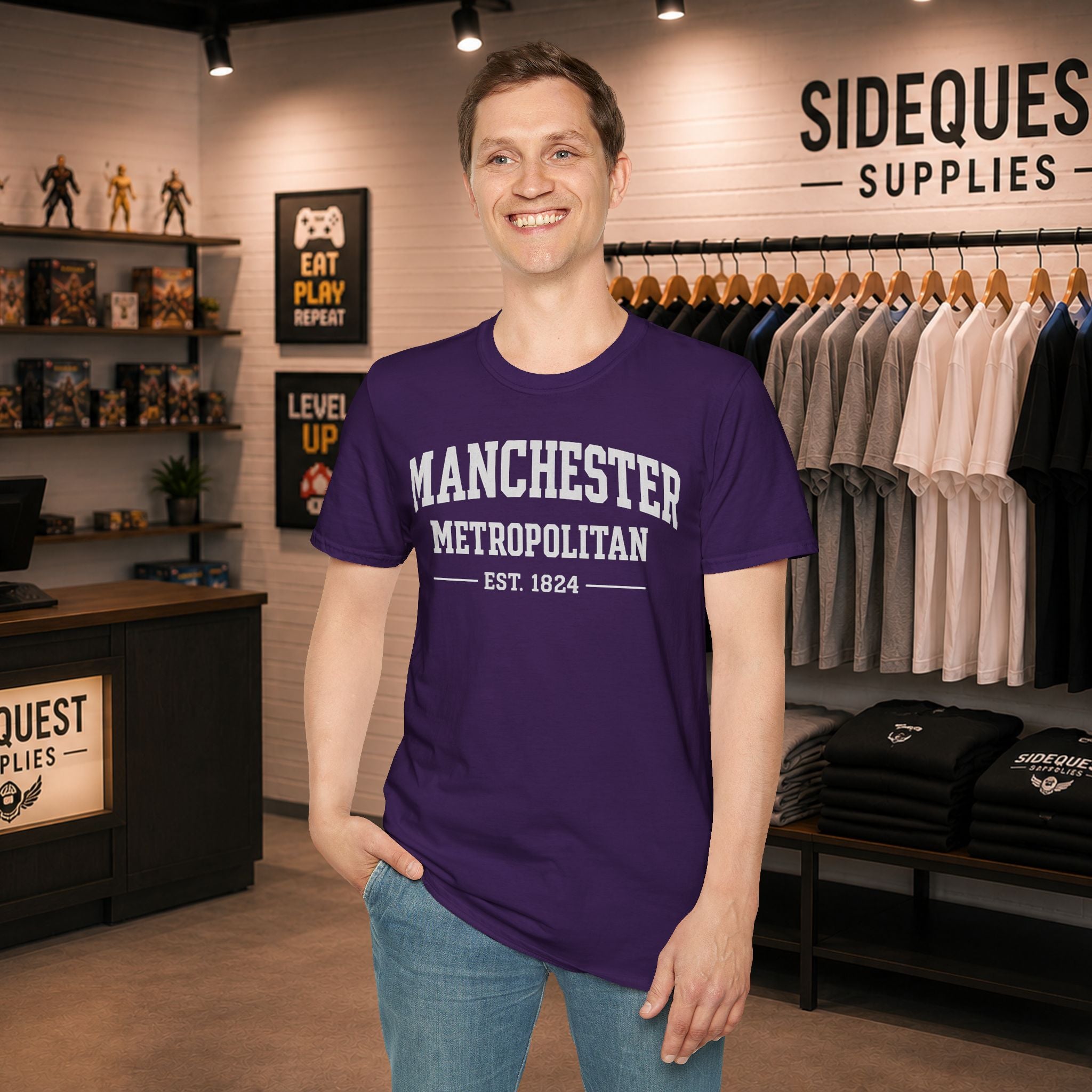 Manchester Metropolitan University MMU | United kingdom| student| T-Shirt| casual tee