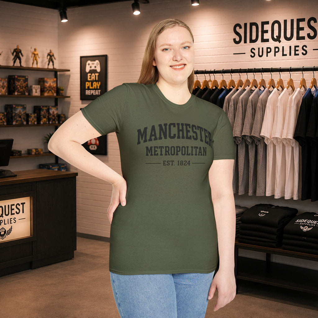 Manchester Metropolitan University MMU | United kingdom| student| T-Shirt| casual tee