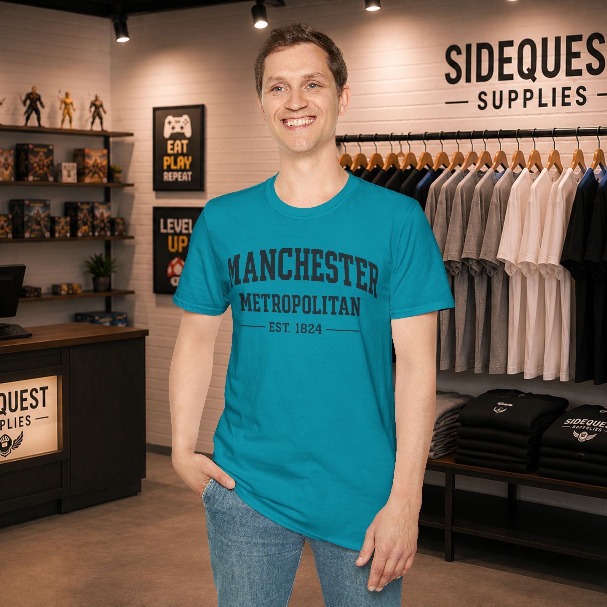 Manchester Metropolitan University MMU | United kingdom| student| T-Shirt| casual tee