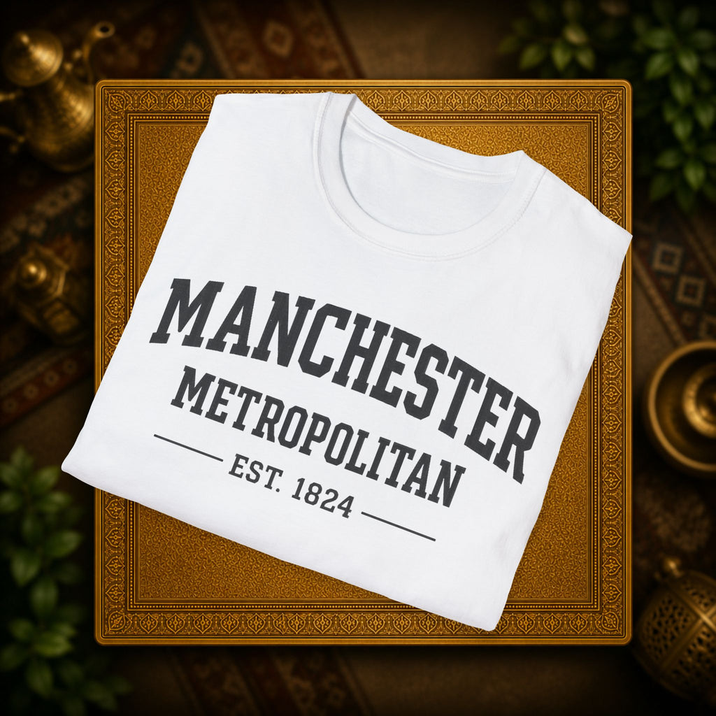 Manchester Metropolitan University MMU | United kingdom| student| T-Shirt| casual tee