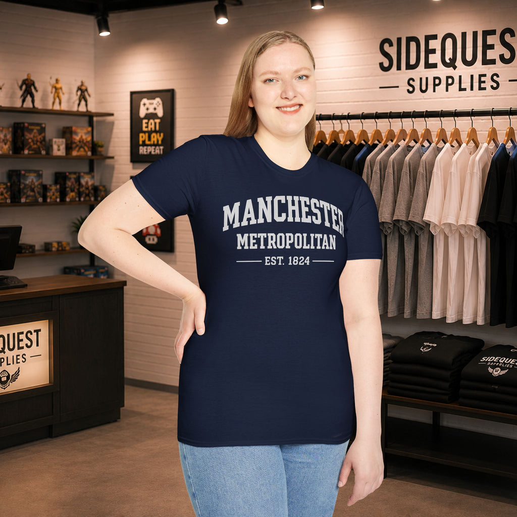Manchester Metropolitan University MMU | United kingdom| student| T-Shirt| casual tee