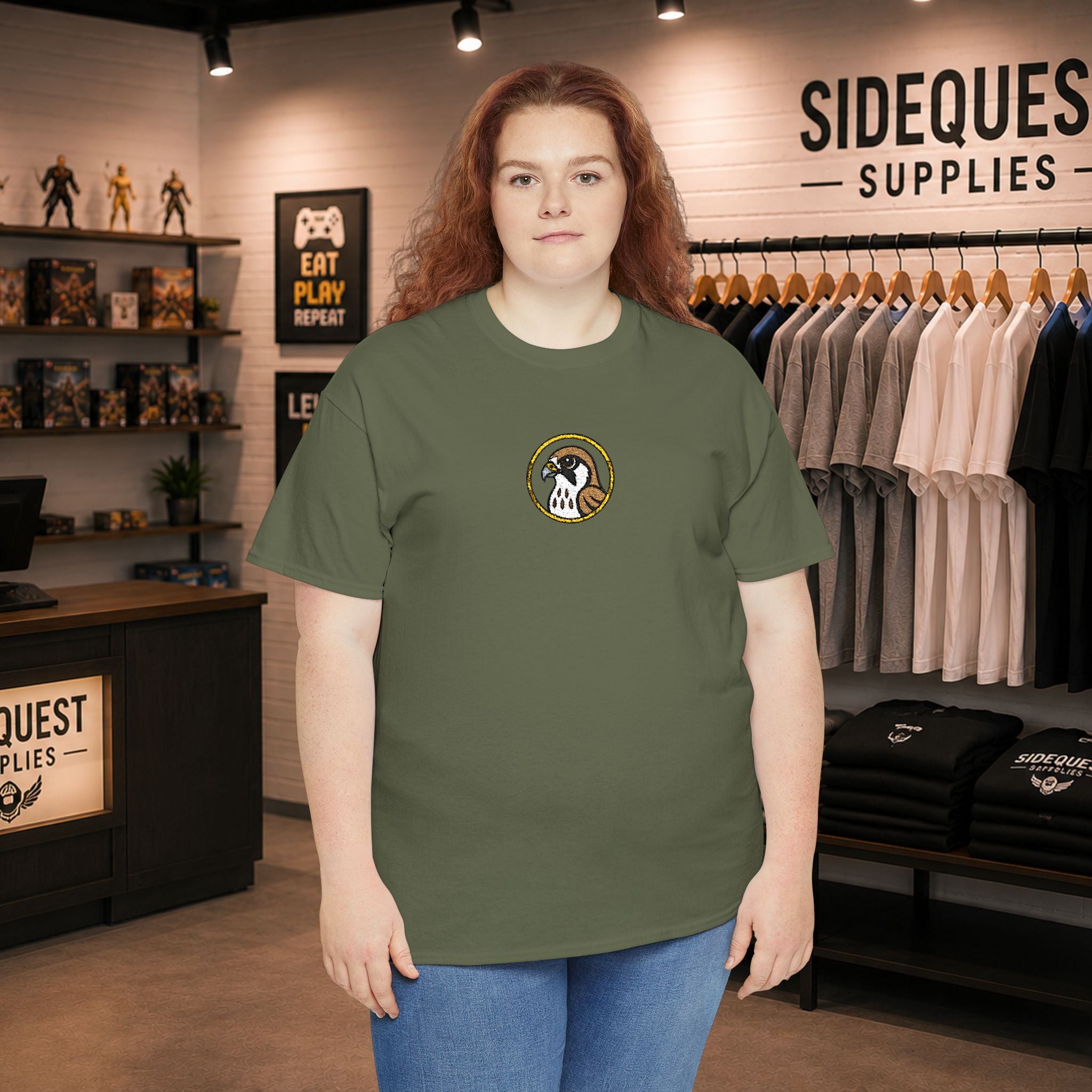 Arabic Falcon T-Shirt  (embroidery)