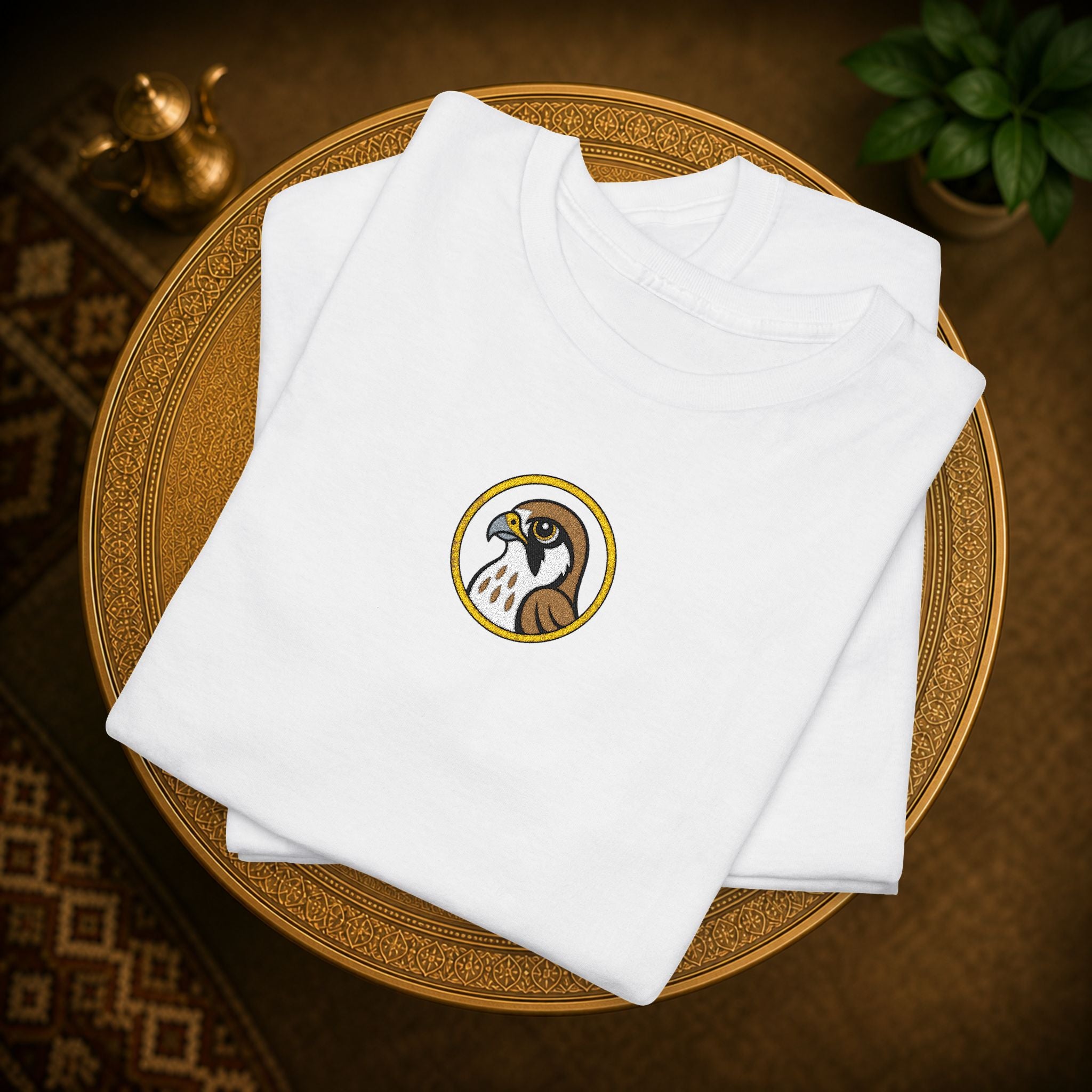 Arabic Falcon T-Shirt  (embroidery)