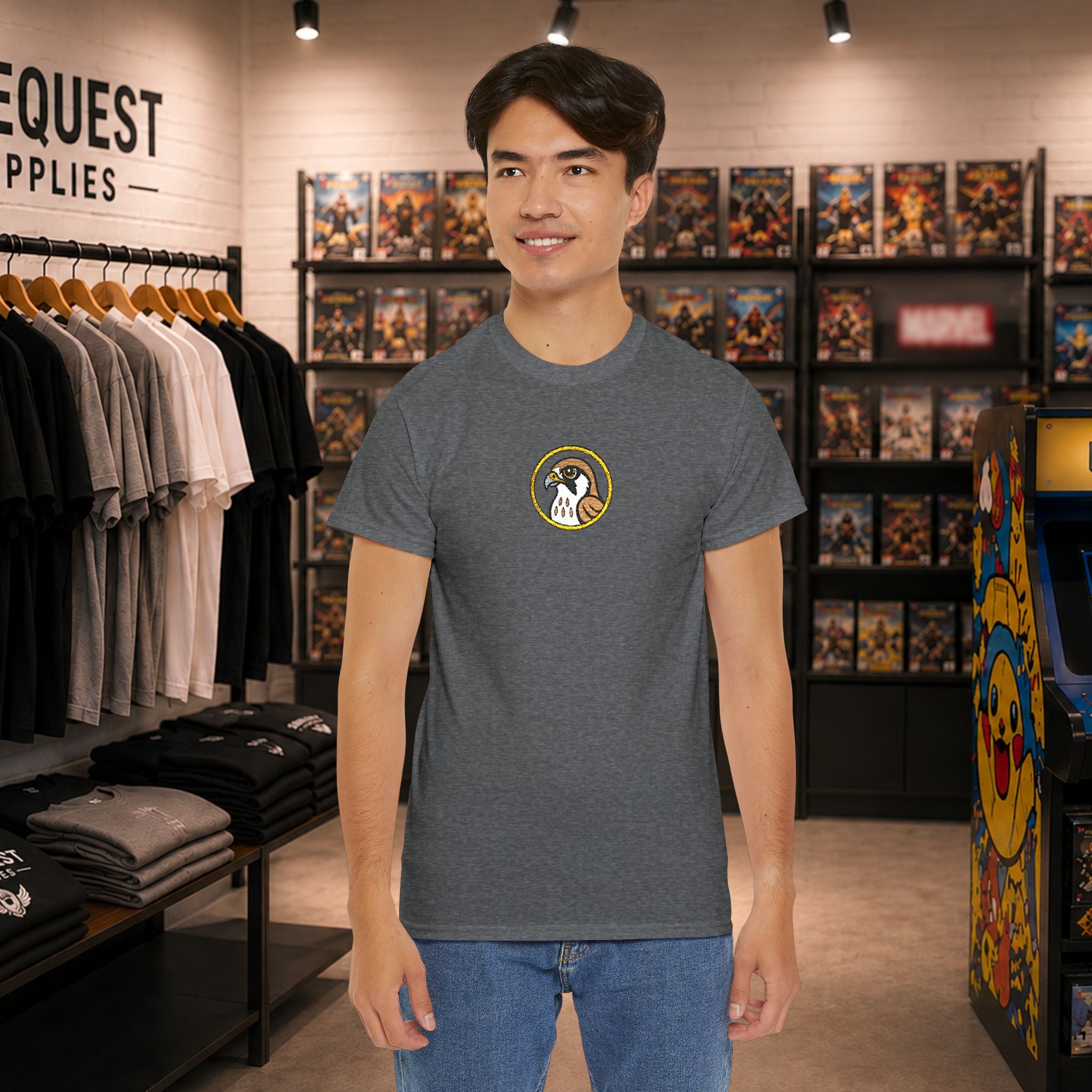 Arabic Falcon T-Shirt  (embroidery)