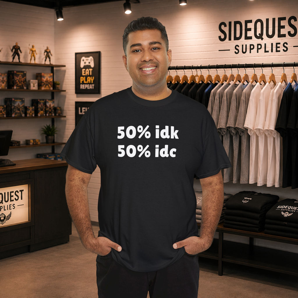 50% idk 50%  Tee