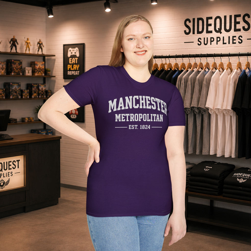 Manchester Metropolitan University MMU | United kingdom| student| T-Shirt| casual tee