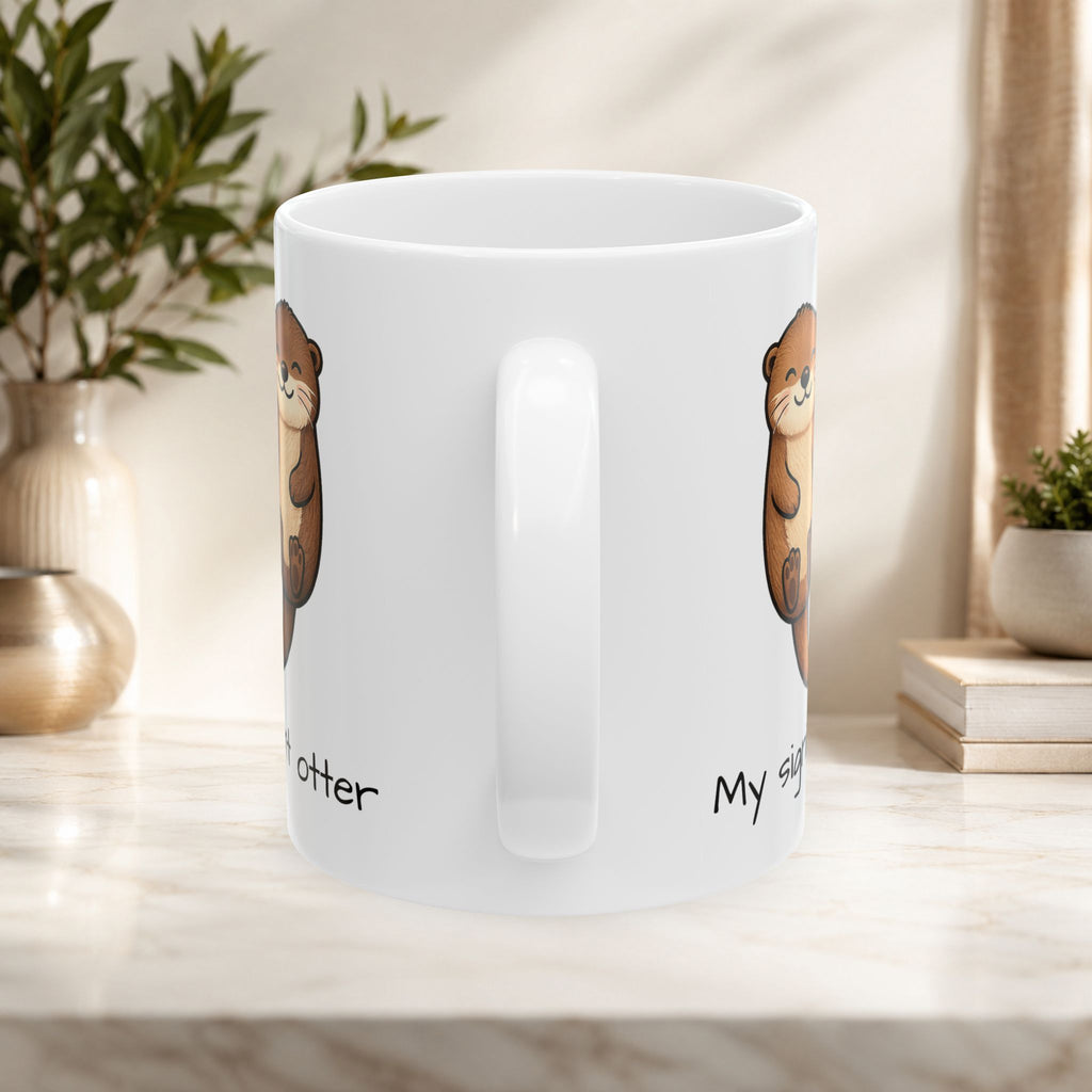 “My Significant Otter” cute loving Ceramic Mug for partners and friends