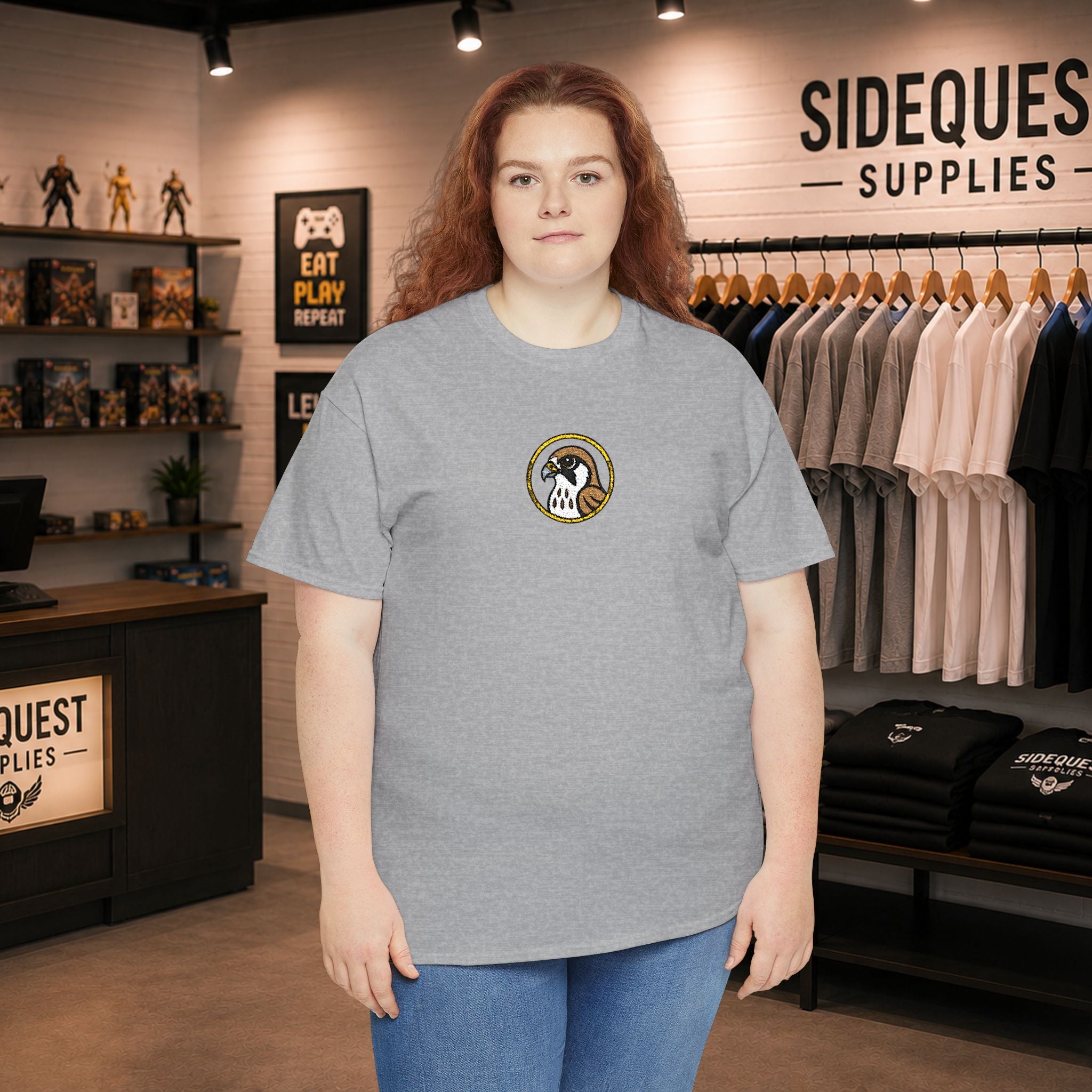 Arabic Falcon T-Shirt  (embroidery)