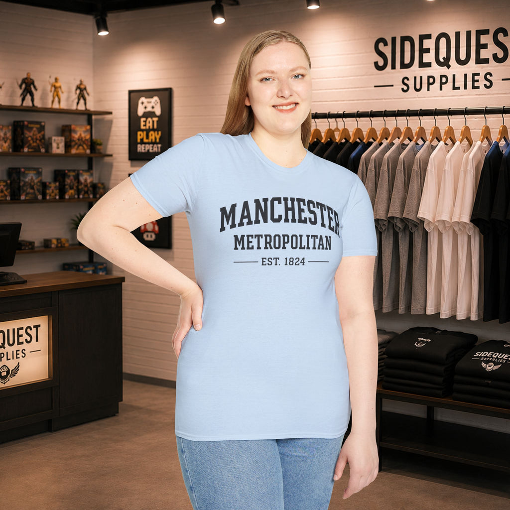 Manchester Metropolitan University MMU | United kingdom| student| T-Shirt| casual tee