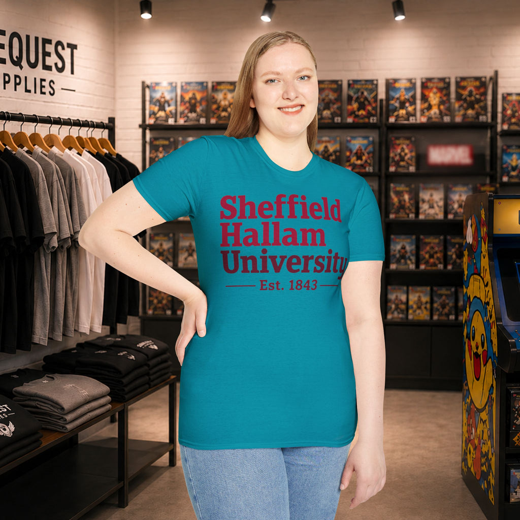 Shieffield Hallam University United kingdom| student| UWE Bristol  T-Shirt| casual tee