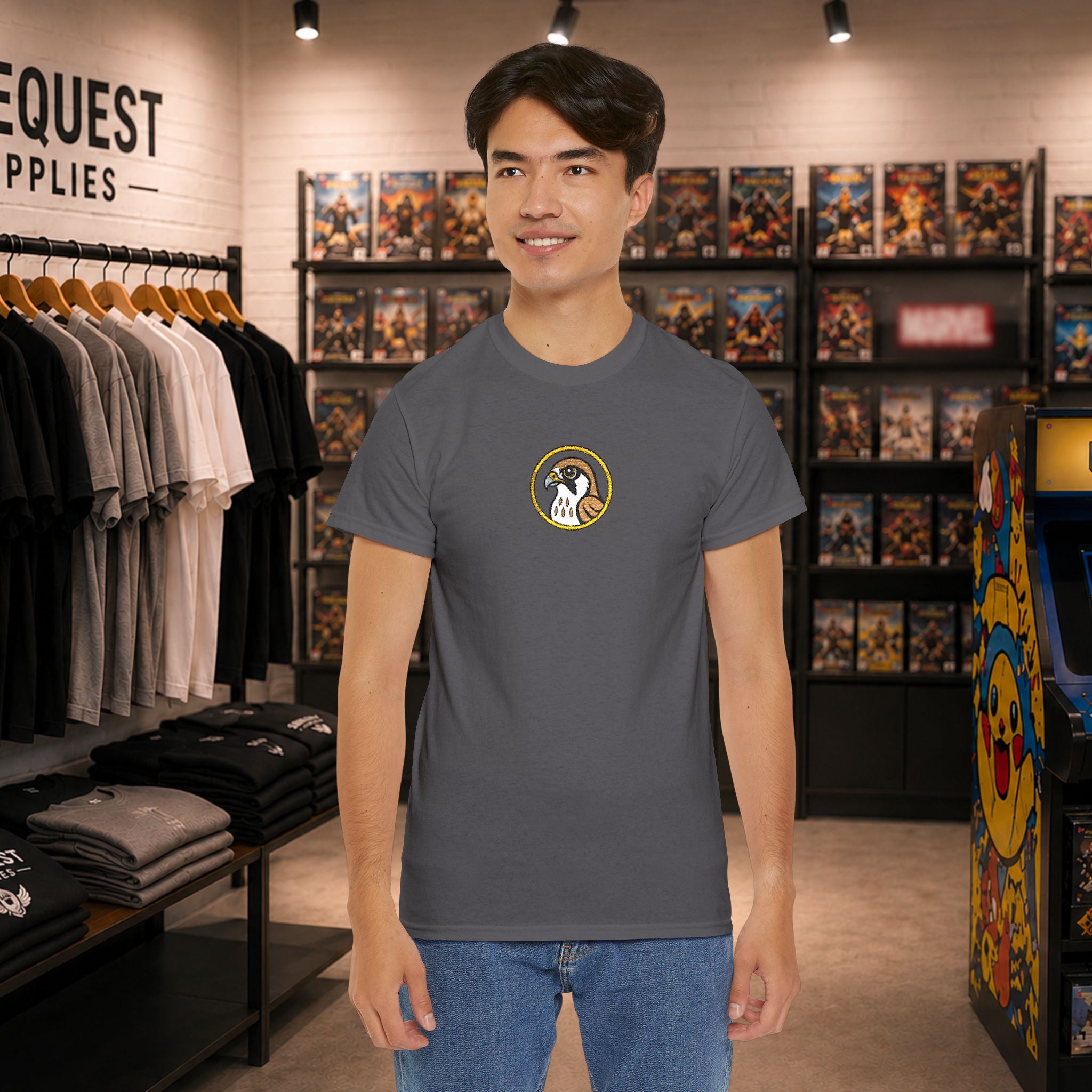 Arabic Falcon T-Shirt  (embroidery)