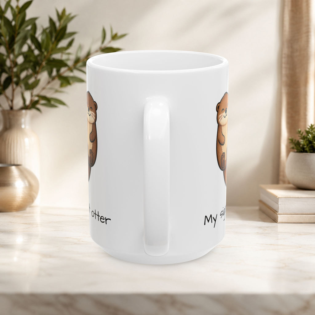 “My Significant Otter” cute loving Ceramic Mug for partners and friends