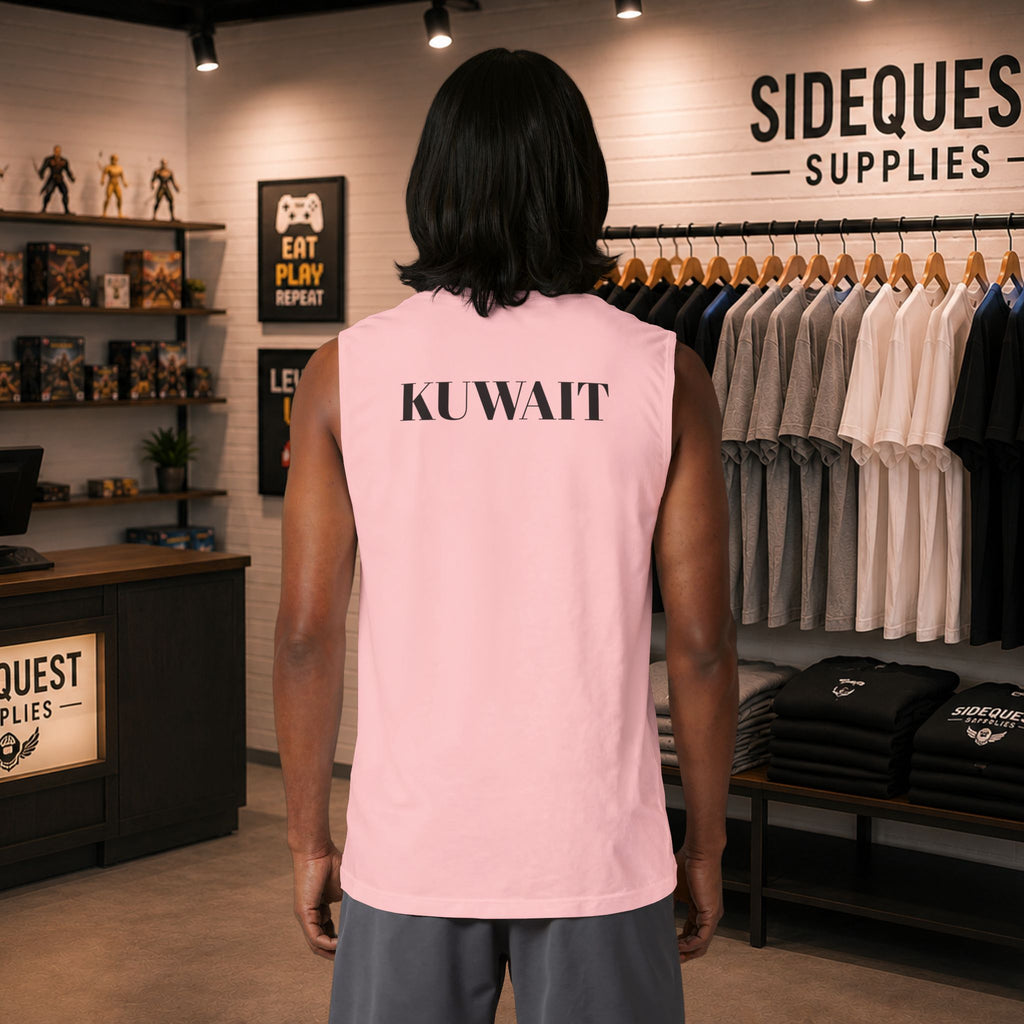 Kuwait National Guard Emblem Tank top, Kuwait Crest Military Logo Tank, sleeveless, gym, workout top