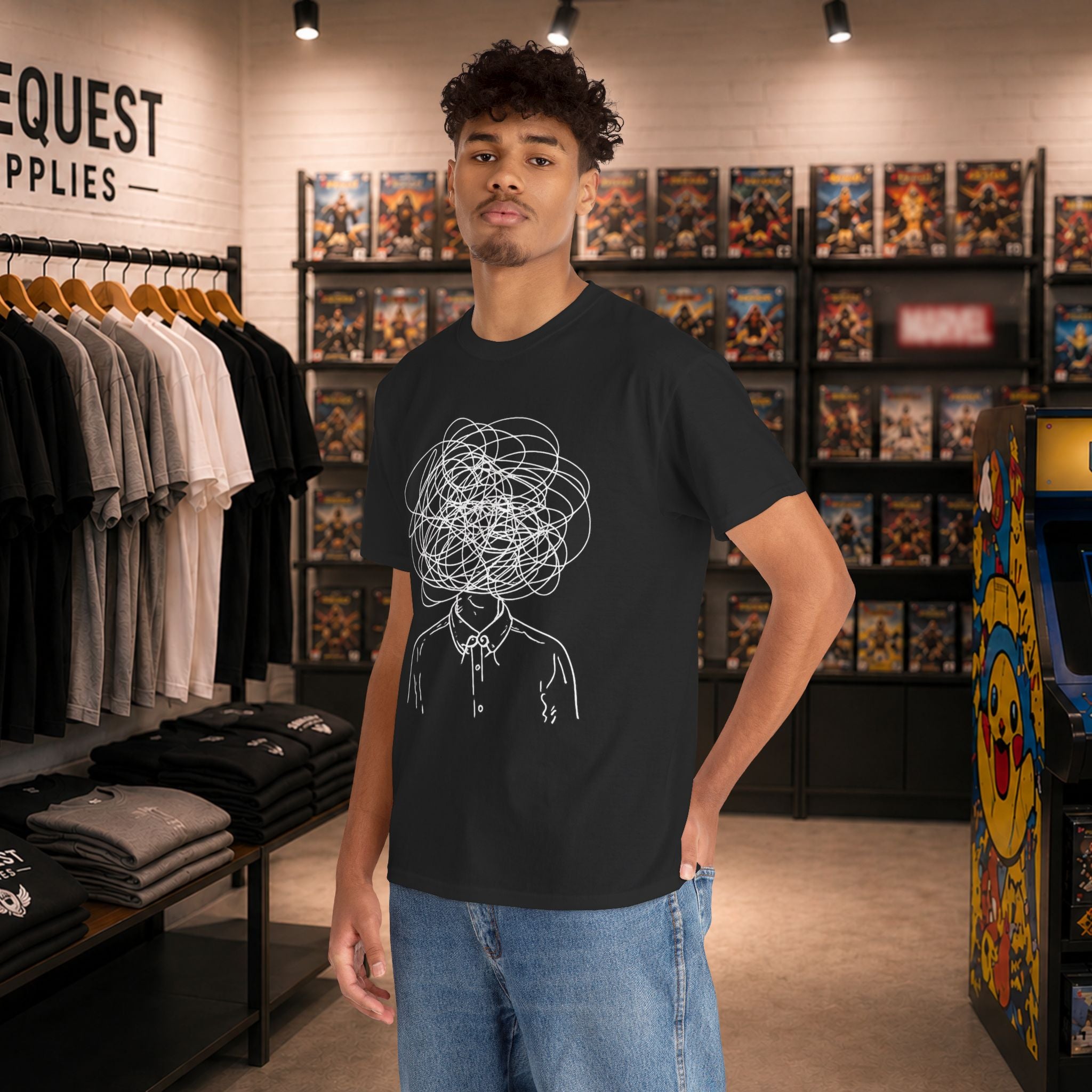 Overthinking Unisex Heavy Cotton Tee