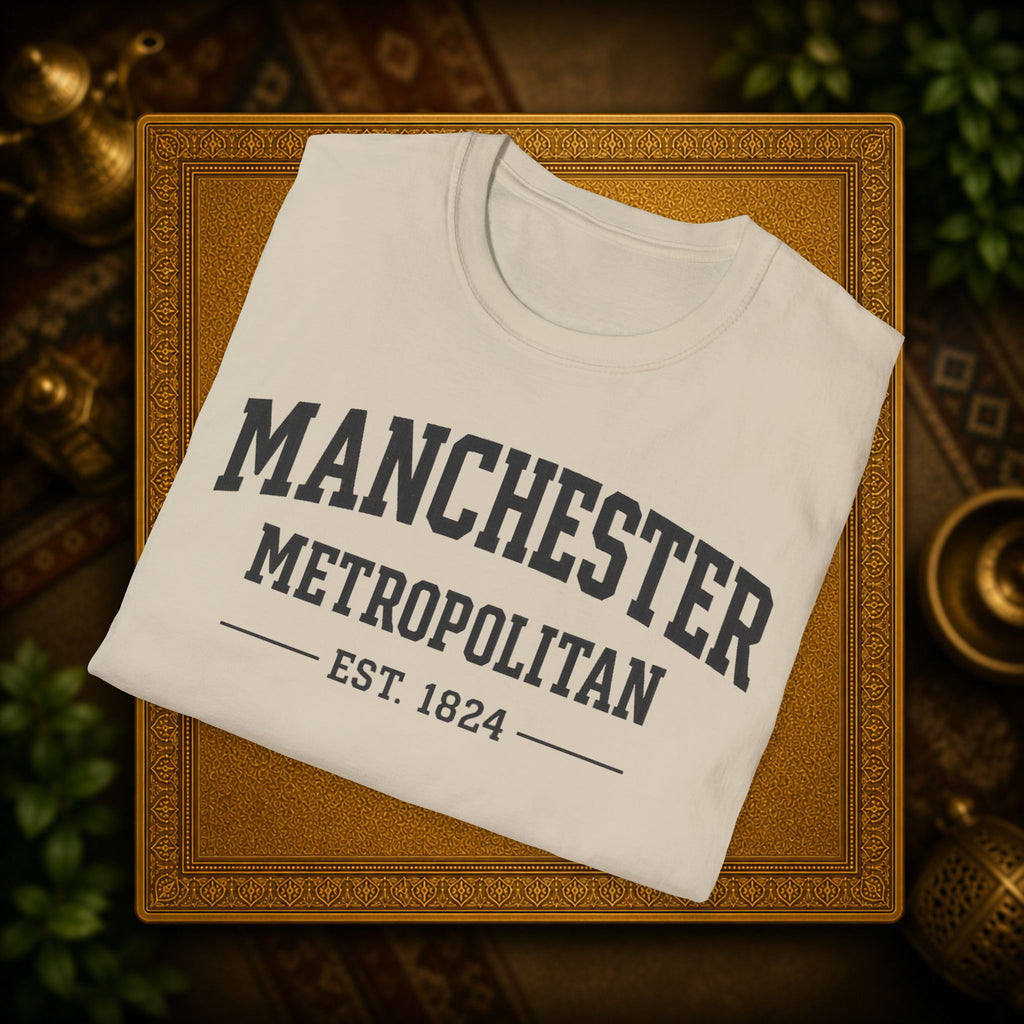 Manchester Metropolitan University MMU | United kingdom| student| T-Shirt| casual tee