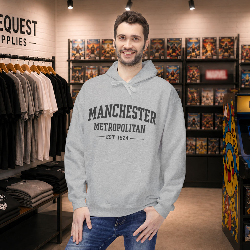 Manchester Metropolitan University hoodie | Campus Apparel, College Sweatshirt