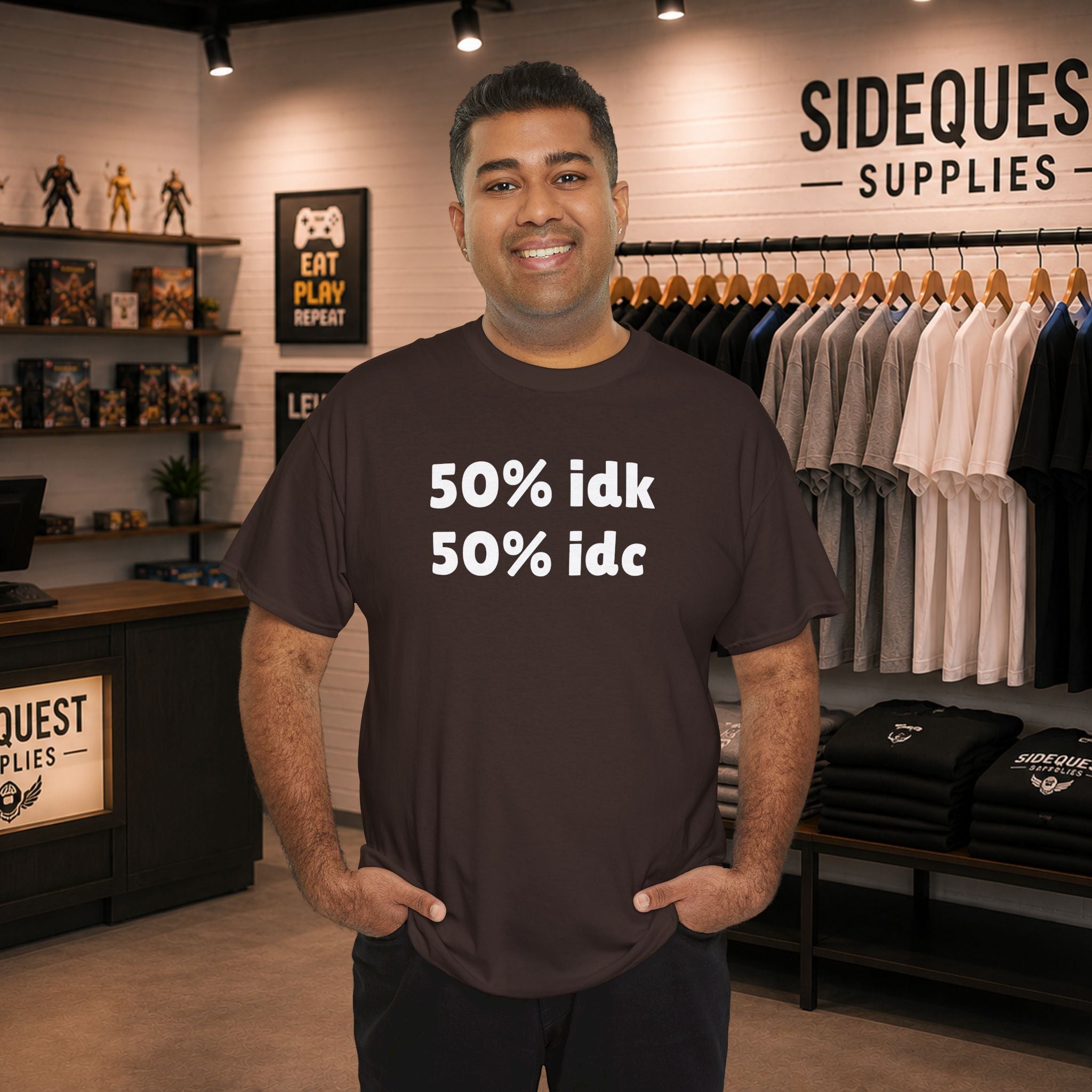 50% idk 50%  Tee