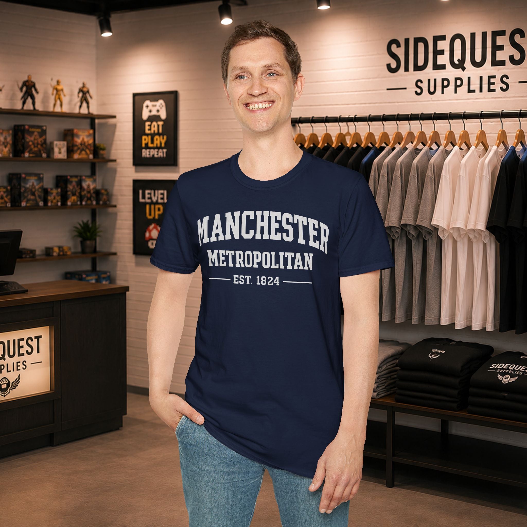 Manchester Metropolitan University MMU | United kingdom| student| T-Shirt| casual tee