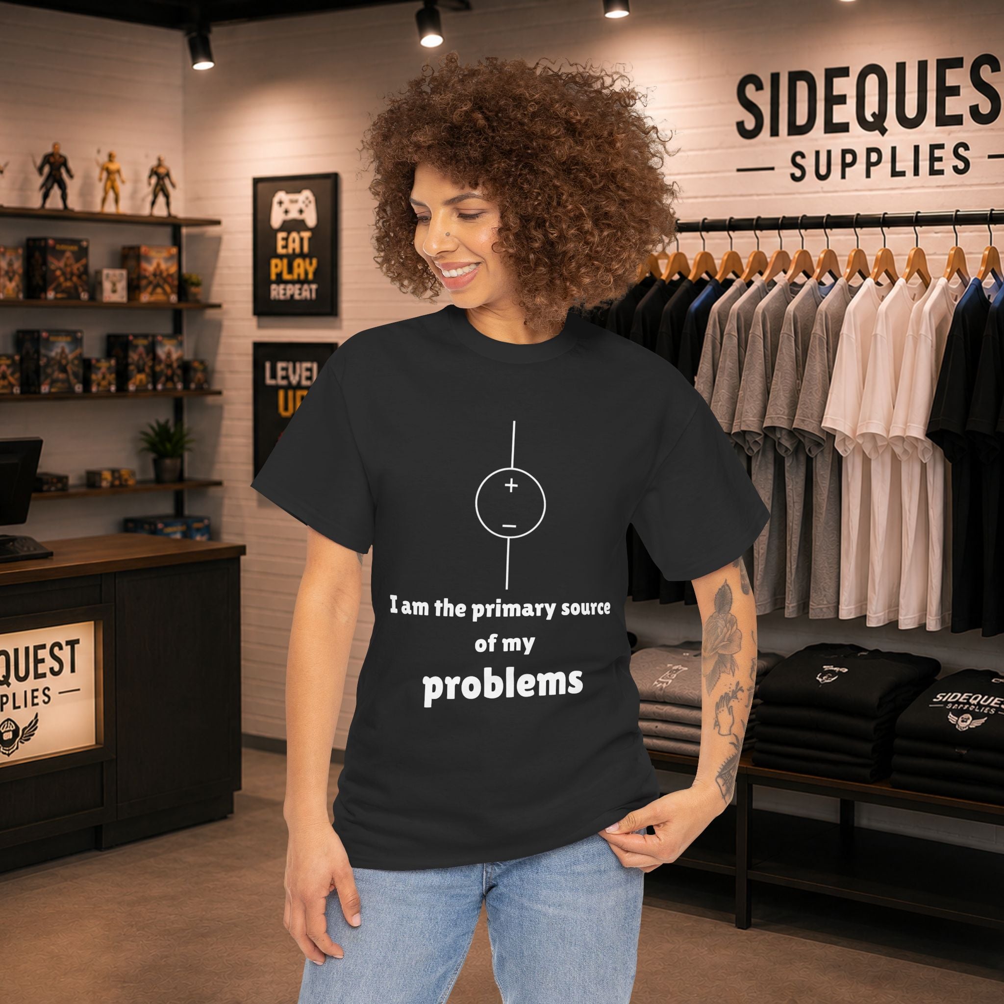 I Am the Primary Source of My Problems ⚡😅 Unisex Heavy Cotton Tee