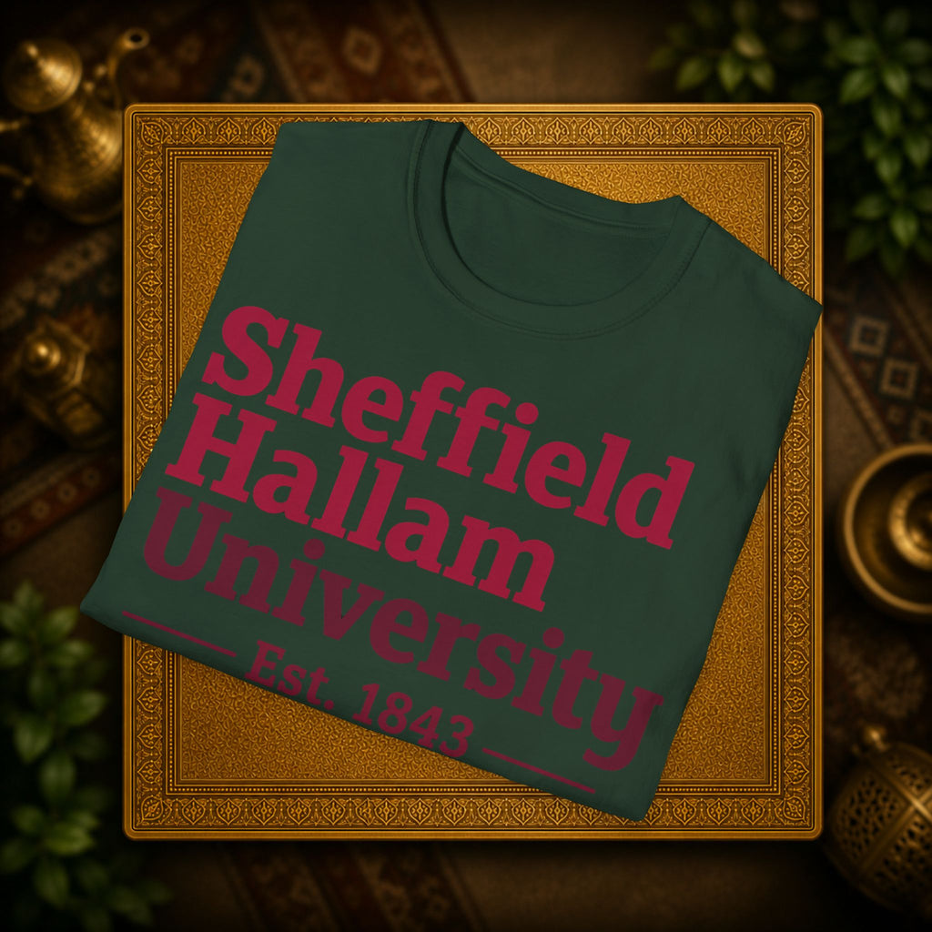 Shieffield Hallam University United kingdom| student| UWE Bristol  T-Shirt| casual tee