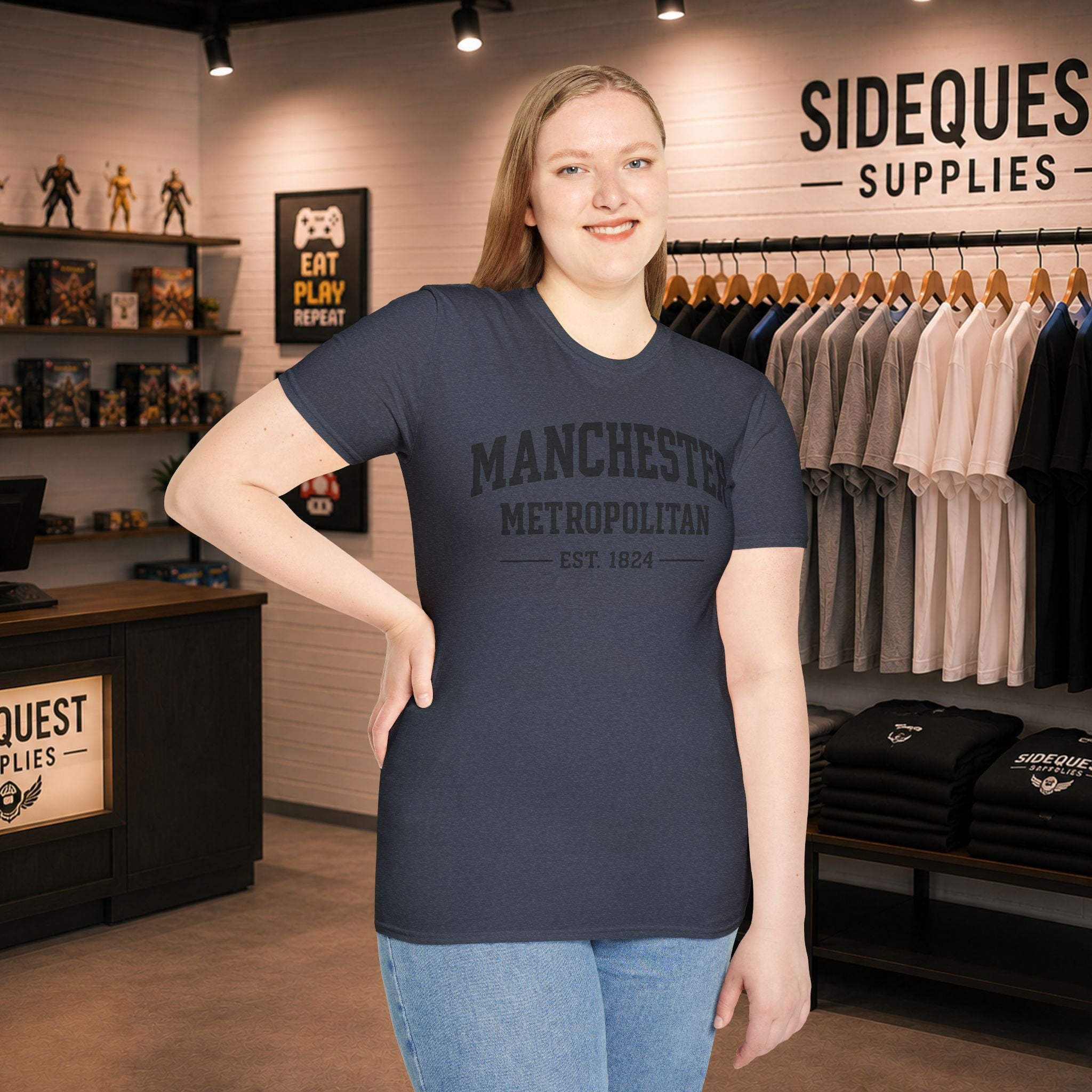 Manchester Metropolitan University MMU | United kingdom| student| T-Shirt| casual tee