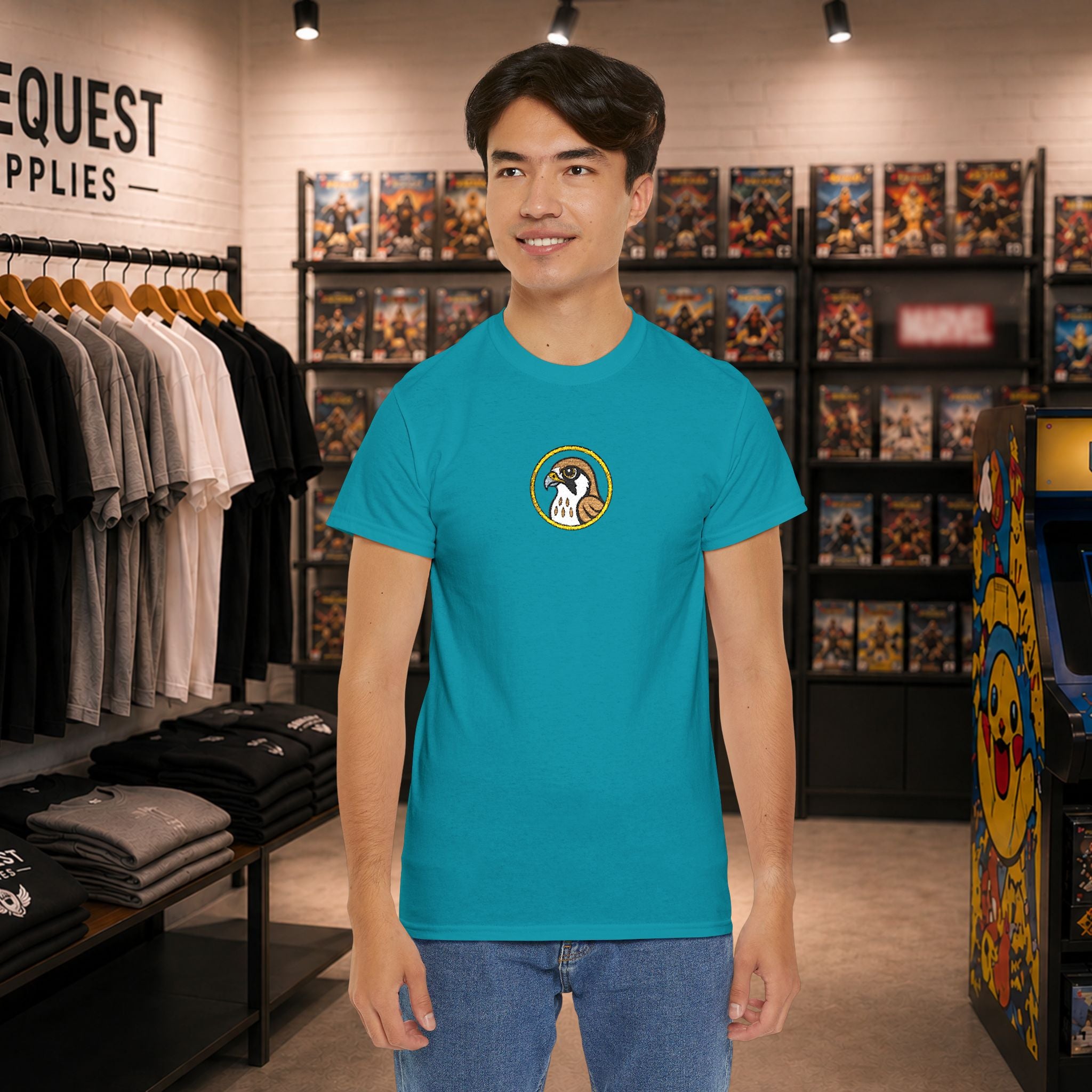 Arabic Falcon T-Shirt  (embroidery)