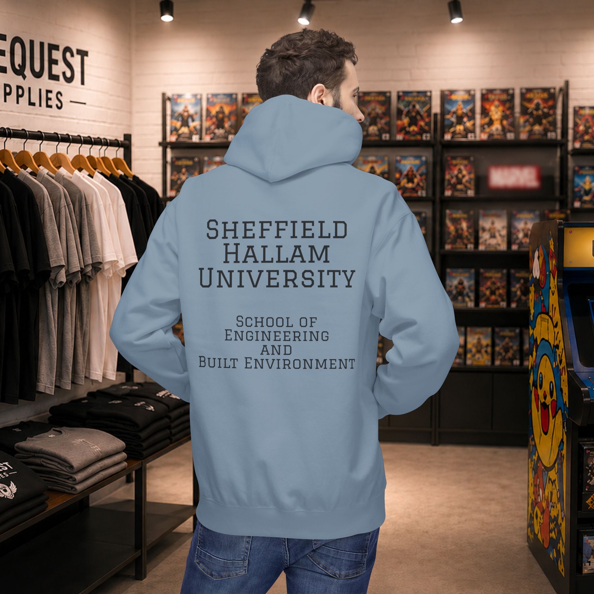 Sheffield Hallam University hoodie | Campus Apparel, College Sweatshirt