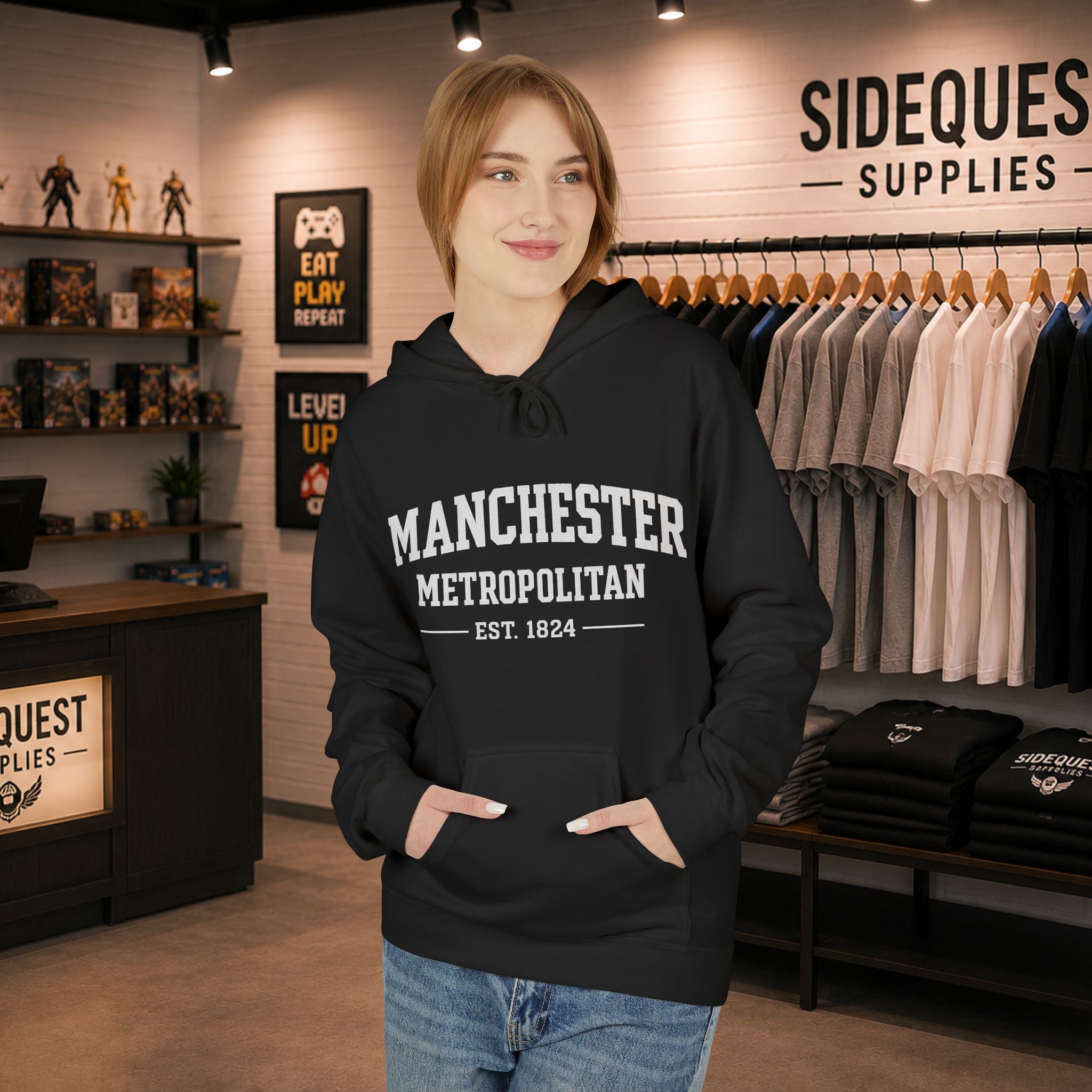 Manchester Metropolitan University hoodie | Campus Apparel, College Sweatshirt