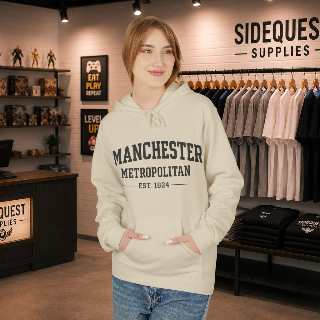 Manchester Metropolitan University hoodie | Campus Apparel, College Sweatshirt