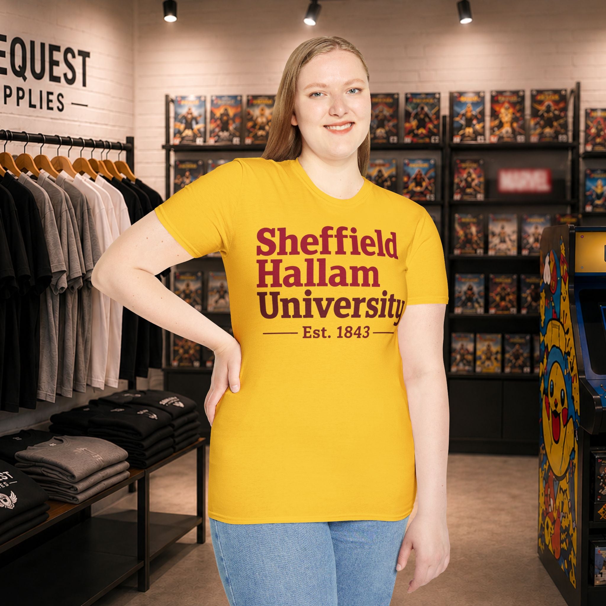 Shieffield Hallam University United kingdom| student| UWE Bristol  T-Shirt| casual tee
