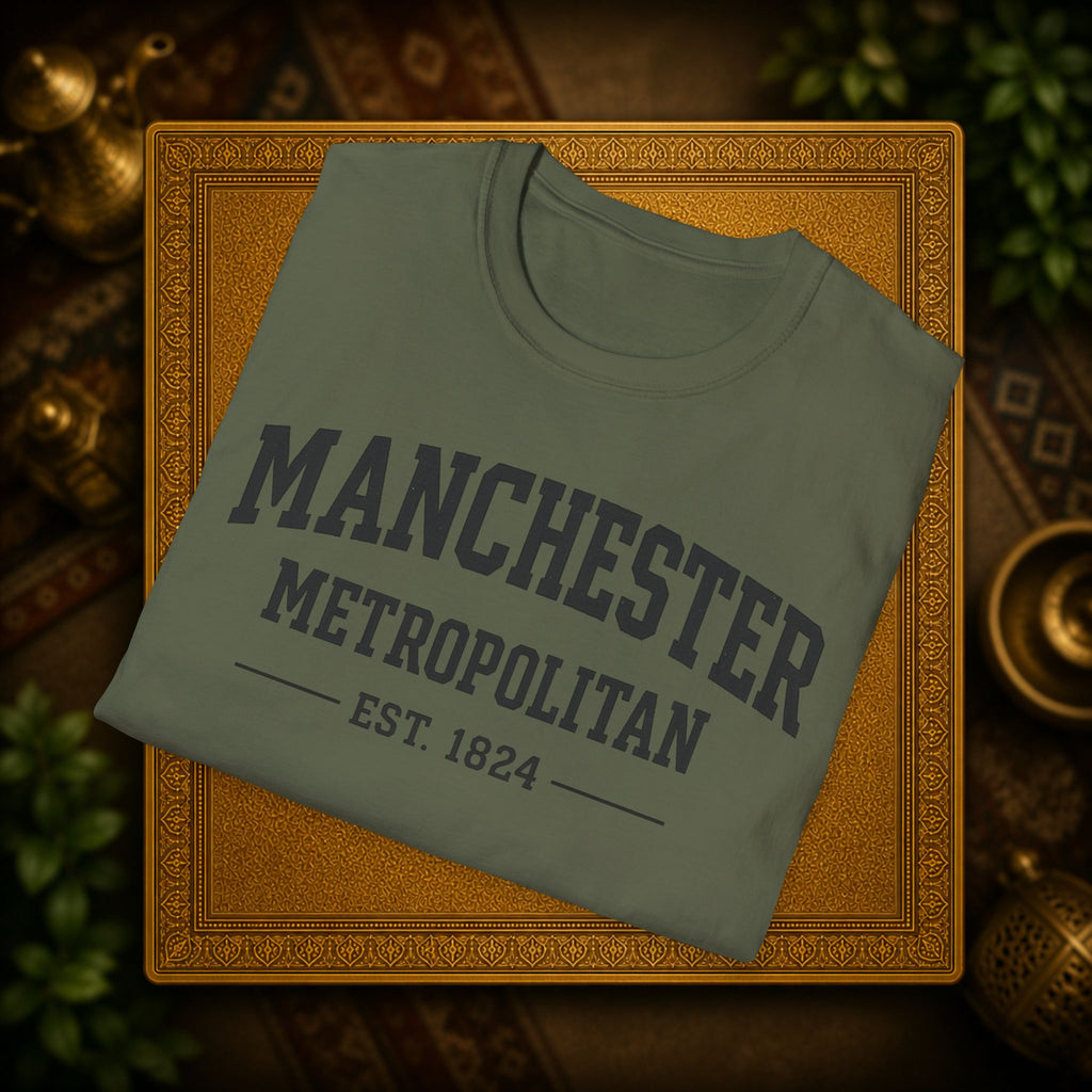 Manchester Metropolitan University MMU | United kingdom| student| T-Shirt| casual tee