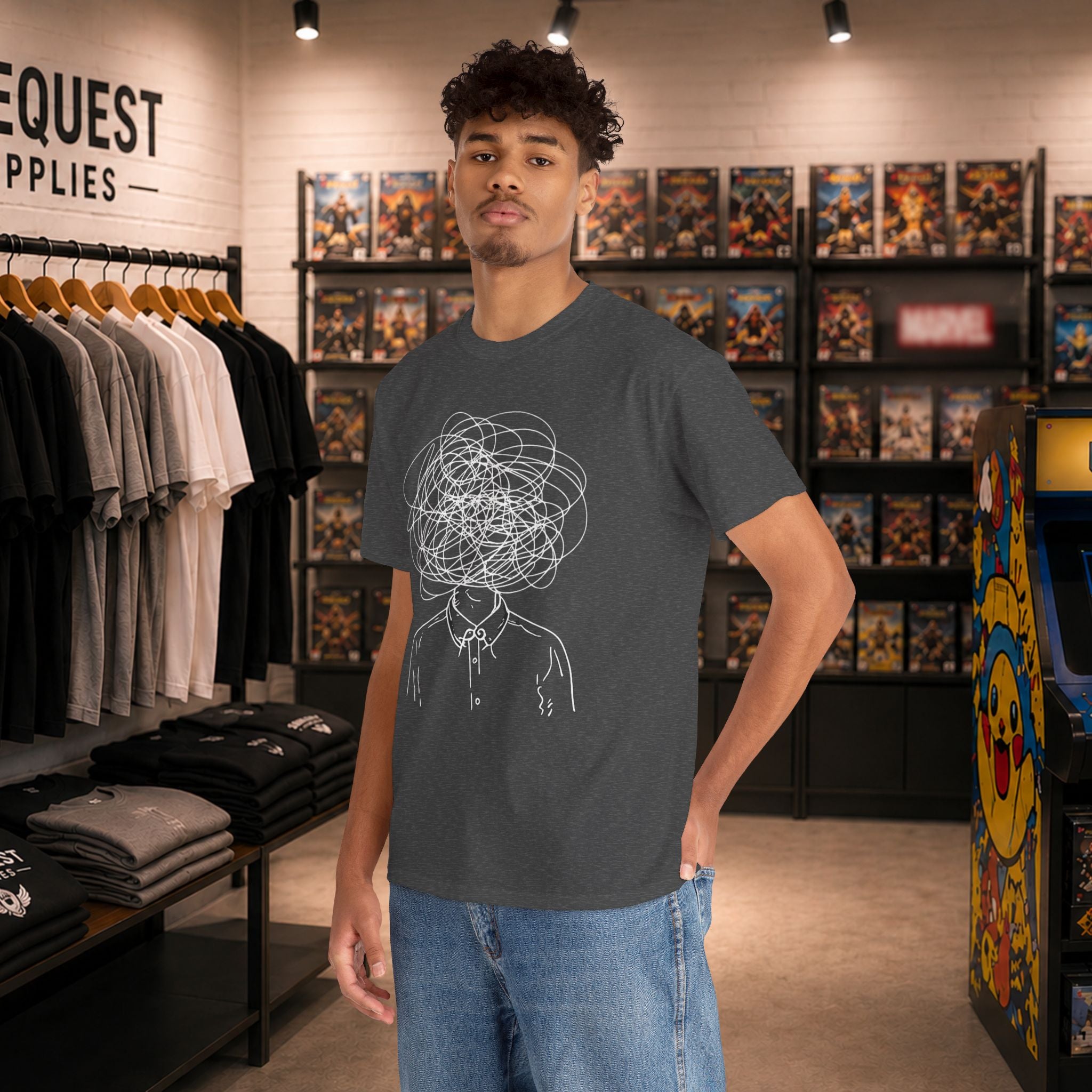 Overthinking Unisex Heavy Cotton Tee