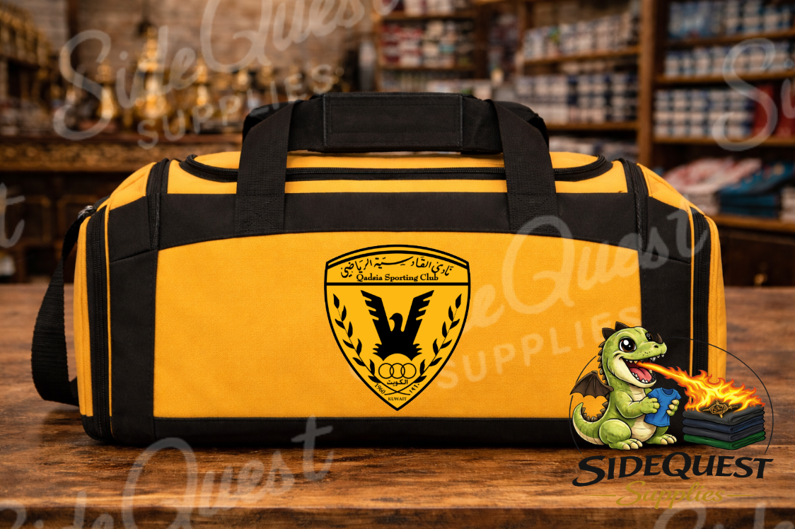 Kuwait Football Club Duffel Bag Collection | Sports Gym Bag | Qadsia, Al Arabi, Fahaheel, Kuwait National Team | Athletic Travel Bag