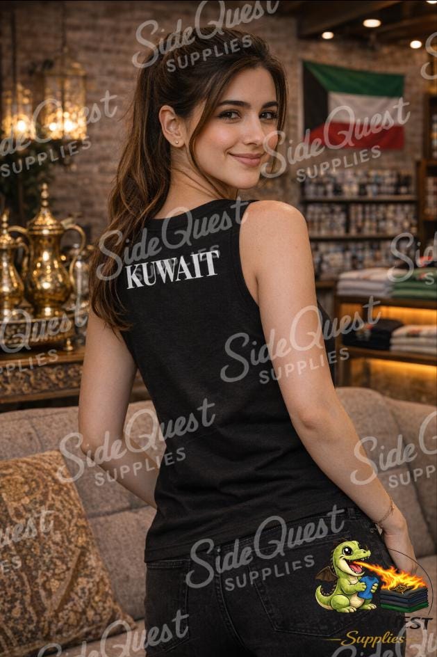 Kuwait National Guard Emblem Tank top, Kuwait Crest Military Logo Tank, sleeveless, gym, workout top