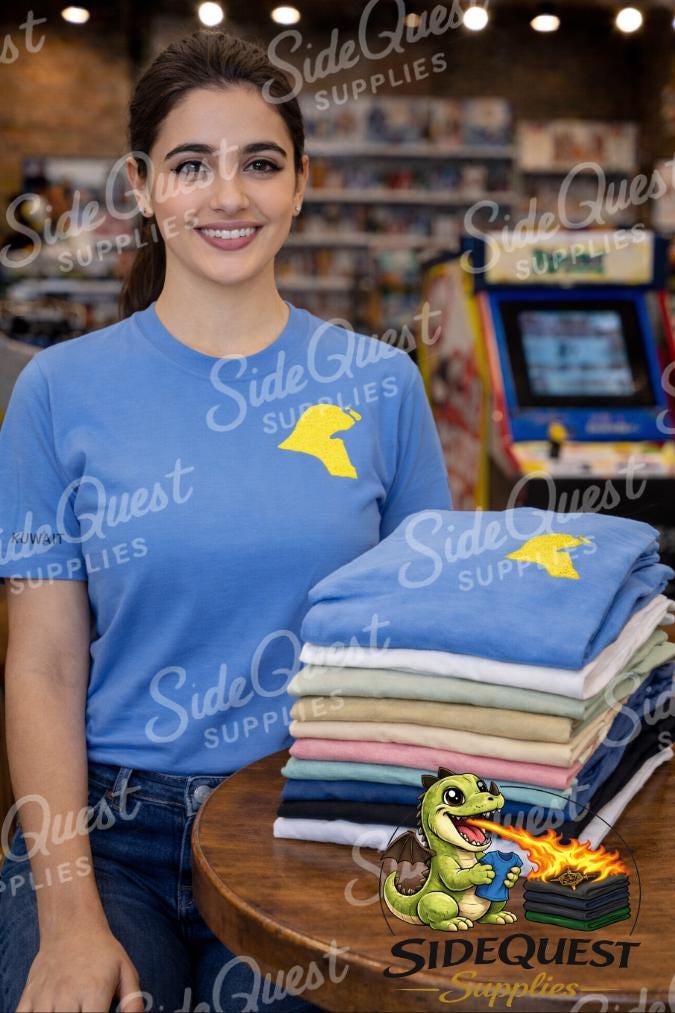 Kuwait map logo embroidery with embroidery on right sleeve saying Kuwait - Nice gift - culture فنيلة خياطة خريطة الكويت