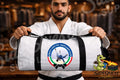Kuwait Custom Duffel Bag - national- gym - judo- personalized travel bag - karate - football